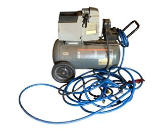 522 - Charge Air Pro/4HP 12 Gallon Air Compressor (Description): Used as is electric/electronic/mechanical  item. No guarantee all components, untested.