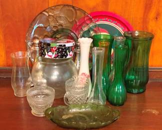 223 - Lot of Assorted Vases, Plates & More