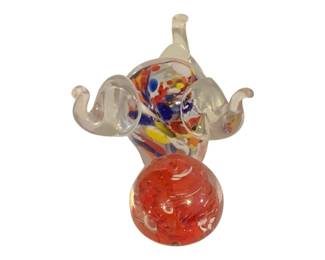 152 - 2 Glass Paperweights