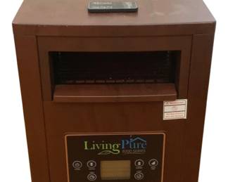 35 - LivingPure Heater w/ Remote - 13 x 16 x 17 (Description): Used as is electric/electronic/mechanical  item. No guarantee all components, untested.