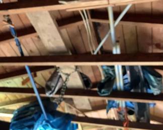 511 - Assorted Items in Rafters