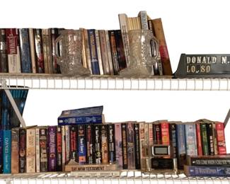 412 - 2 Shelves of Assorted Books & More