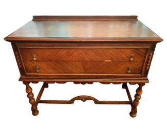 188 - Antique Sideboard or Buffet - 20 x 42 x 36 (Description): Berkey & Gay Furniture