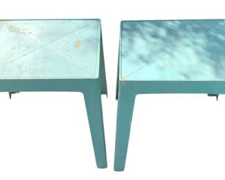 14 - 2 Plastic Tables - 16 x 16 x 16