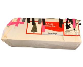 483 - Christmas Tree in Box Pre-lit - 7ft Tall