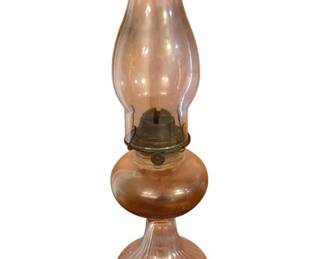 193 - Oil Lamp - 17.5" Tall