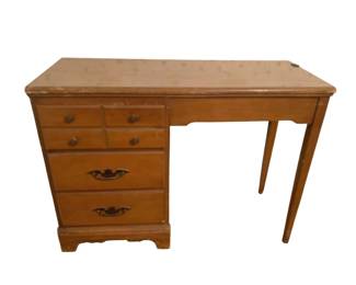 446 - Wood Desk - 44 x 18 x 34