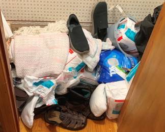 54 - Closet Lot of Assorted Items