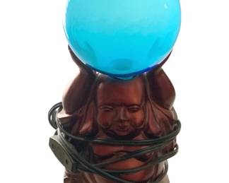 32 - Budda Lighted Statue - 12.5" Tall (Description): Used as is electric/electronic/mechanical  item. No guarantee all components, untested.