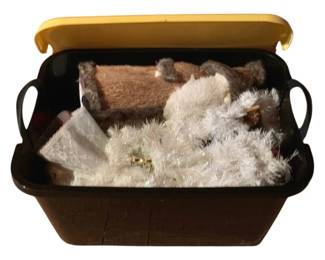 301 - Tote of Assorted Holiday Items
