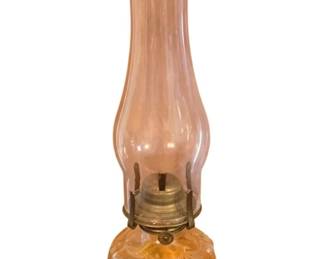 192 - Oil Lamp - 14.5" Tall
