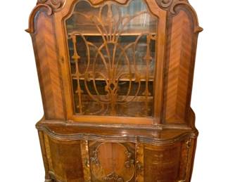 227 - Antique China Cabinet - 44 x 22 x 73