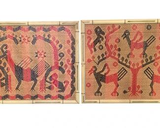 217 - 2 Framed Wall Art - 13 x 17.5