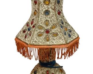 96 - Lamp - 14" Tall (Description): Used as is electric/electronic/mechanical  item. No guarantee all components, untested.