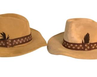 48 - 2 Duke Hats - Size 6 3/4, 6 7/8