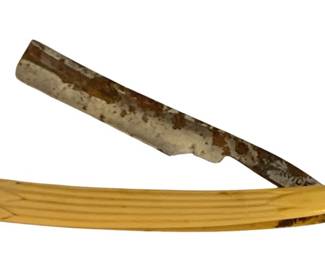 163 - Antique Straight Razor - 4" Blade