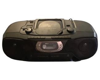 485 - Phillips CD/AM/FM Radio - 20 x 10 x 7 (Description): Used as is electric/electronic/mechanical  item. No guarantee all components, untested.