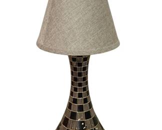 102 - Lamp - 21" Tall (Description): Used as is electric/electronic/mechanical  item. No guarantee all components, untested.