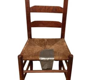 416 - Wooden Chair - 18 x 16 x 37 - as is