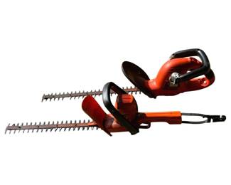 524 - 2 Electric Hedge Trimmers - 32" Long (Description): Used as is electric/electronic/mechanical  item. No guarantee all components, untested.