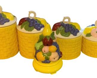 153 - 5pc Canister Set - 7.5" - 10" Tall