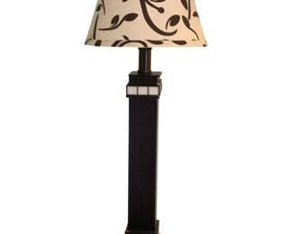 50 - Lamp - 28" Tall (Description): Used as is electric/electronic/mechanical  item. No guarantee all components, untested.