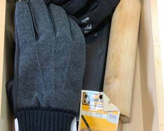 112 - Drawer Lot of Assorted Gloves & More