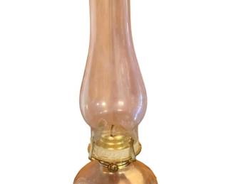 191 - Oil Lamp - 15" Tall