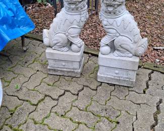 Foo Dogs Yard Art