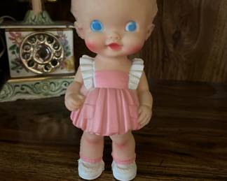 Boy and Girl Vintage Rubber 