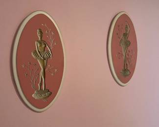 Ballerina Plaques 1950s