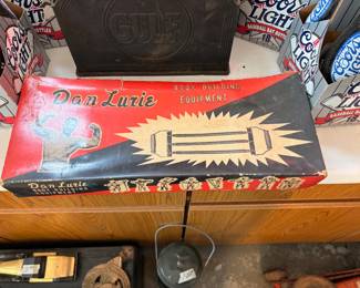 Vinage work out equipment