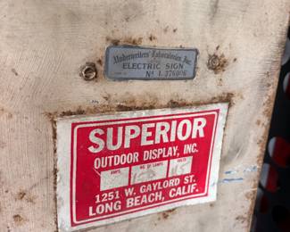 name on the large lighted arrows