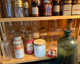 Pharmacy/soda fountain bottles 