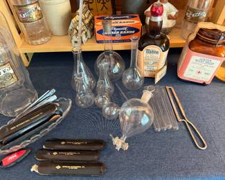 Test tubes/specialty advertising  knives 