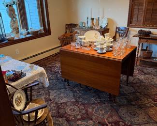 Dining Room-Stickley Cherry drop leaf table