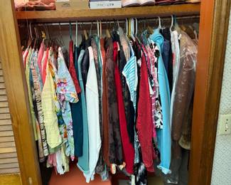 Clothing & fabric in totes-Coldwater Creek, Macys 