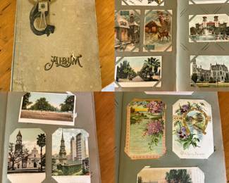 Family Room-Post Card Album with samples