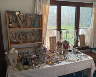 Primary Bedroom-Costume Jewelry Table-Will have a staff member manning this table also! 