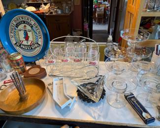 Pepsi soda fountain glasses