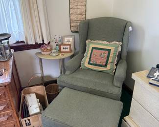 Chair & ottoman 