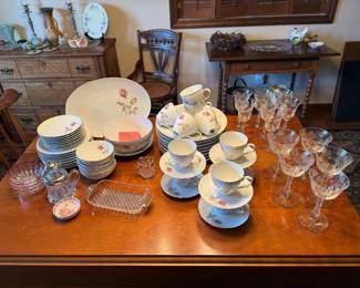 Haviland Summer Rose dishes