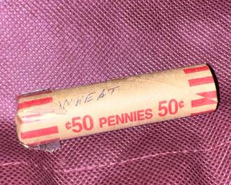 $8 roll of Random Date/Condition Wheat Pennies
