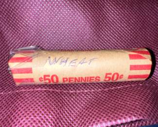 $8 roll of Random Date/Condition Wheat Pennies