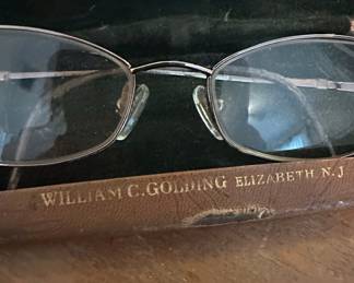Vintage Eyeglasses with Personalized Case