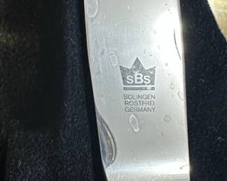 SBS Bestecke Solingen 72-Piece 23/24 Karat Gold Plated Cutlery Set