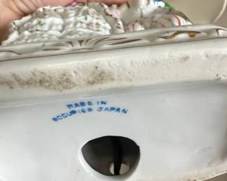 Made in Occupied Japan Porcelain Figural Lamp