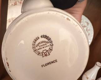 Pope-Gosser China Florence Pattern Dinnerware Set
