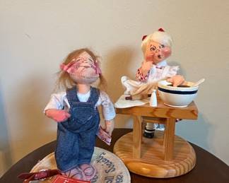 Annalee Dolls - "Little Chef" and "Little Artist"