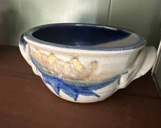 Studio Pottery Bowl with Handles